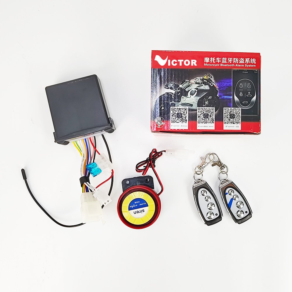 Universal 9v Moto Bike Antitheft Disk Lock One Way Safety Motorcycle Theft Remote Start Pke Motorcycle Alarm Security System