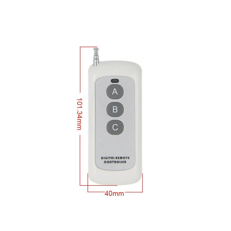 DC12V/24V 1CH Wireless Rf Remote Control Switch Kit 315/433mhz Receiver +transmitter for Light/window/garage Door/car Alarm