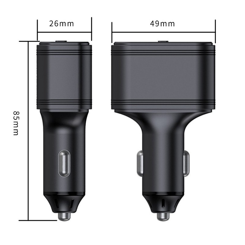 Dismantling Alarm 4G C036 Car Charger Built-in Large Capacity Storage Chip Wireless USB Charger
