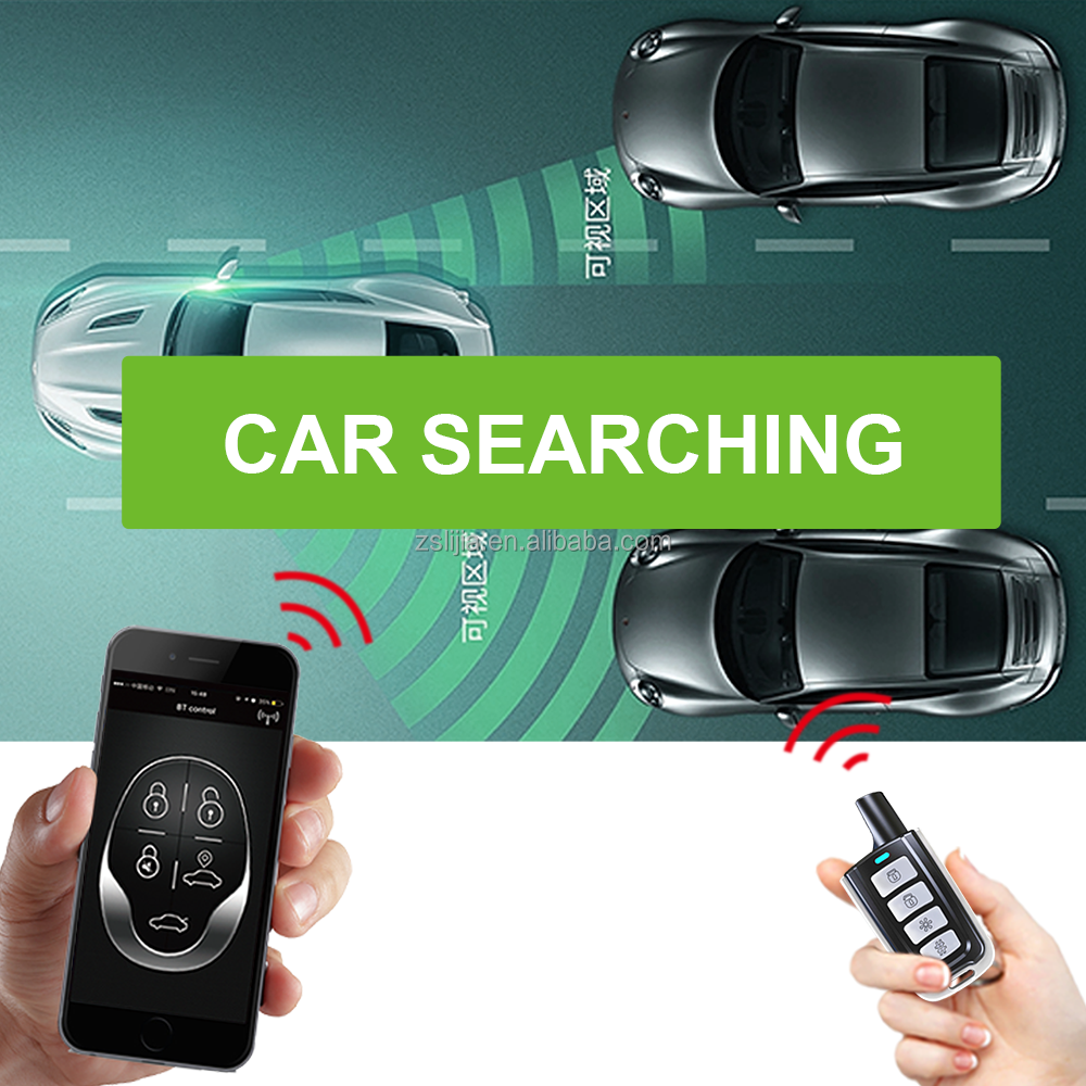 NTO Car Central Locking Kit Anti-Hijacking Blue Tooth Mobile Phone App Control Trunk Keyless Entry Car Alarm