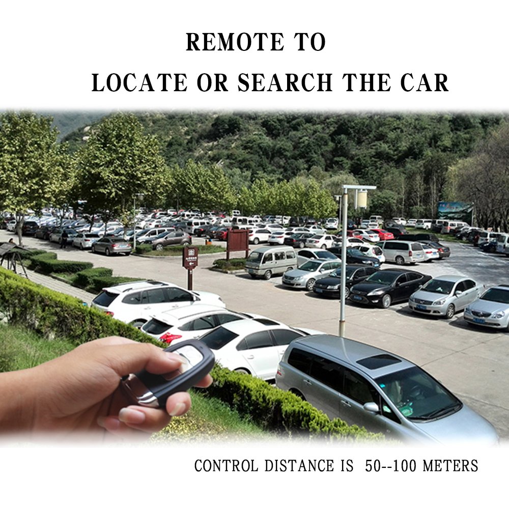 Carqseng Wholesale Universal Car Remote Control Central Door Lock Locking Car Keyless Entry System Auto Smart Keyless Entry Kit