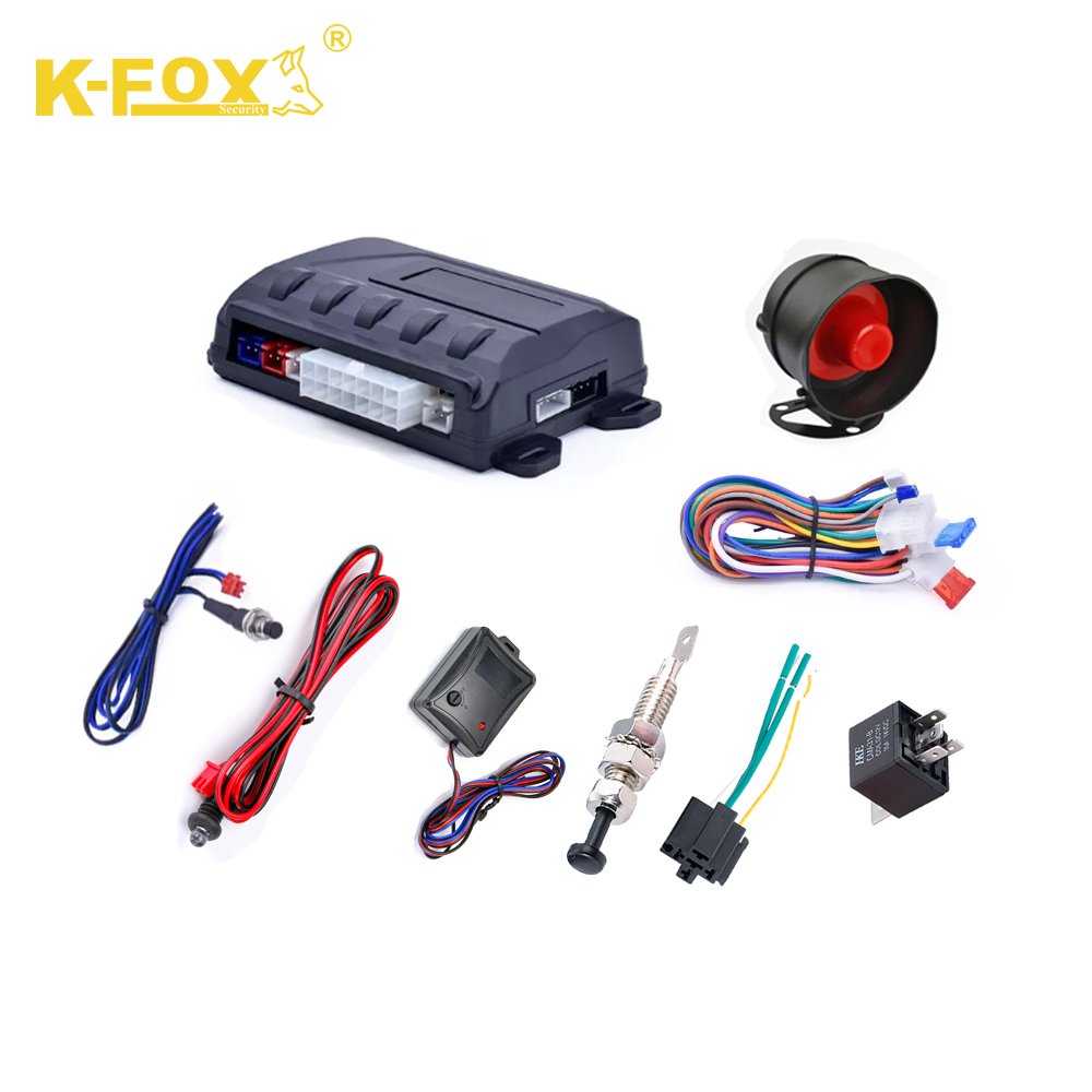 Smart Car Alarm for Original Car Key Fob Work with Original Horn Option TRF Car Alarms System