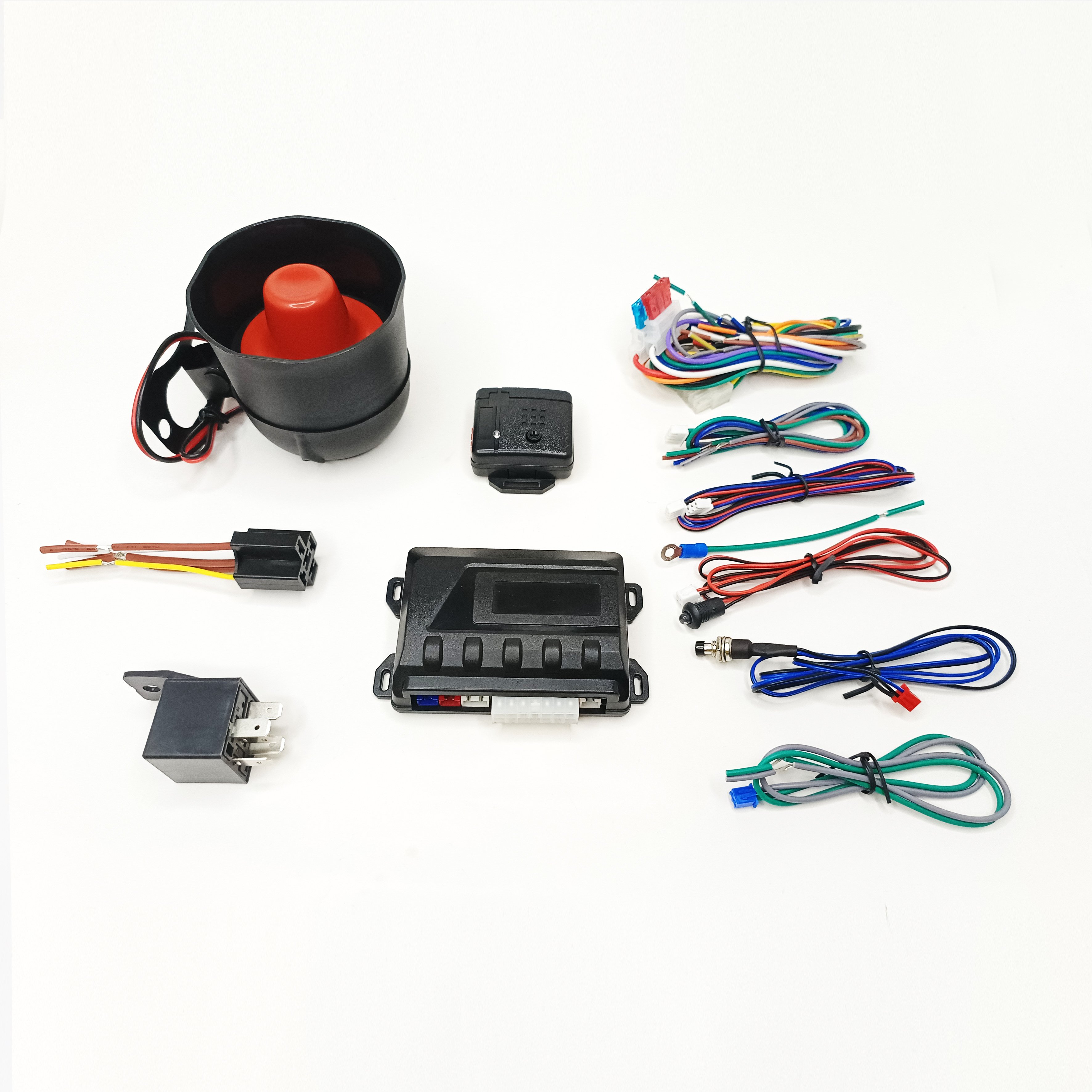 Smart Car Alarm for Original Car Key Fob Work with Original Horn Option TRF Car Alarms System