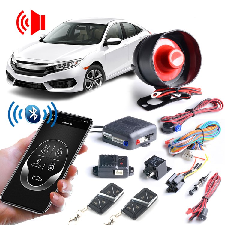 Car Alarm System Anti-Hijacking BT Phone APP Smart Car Alarm Security System