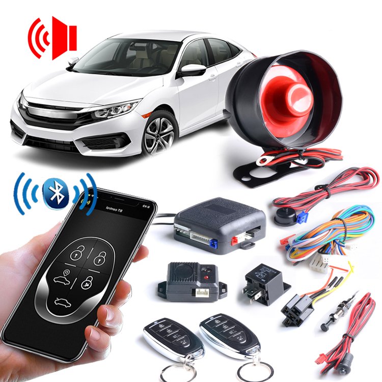 Car Alarm System Anti-Hijacking BT Phone APP Smart Car Alarm Security System