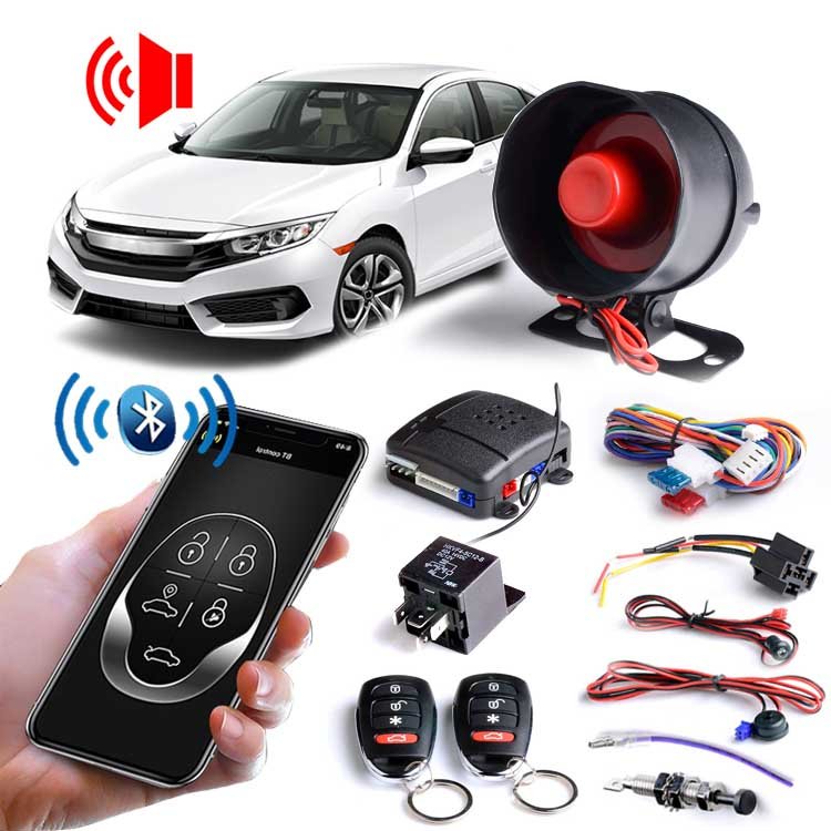 Car Alarm System Anti-Hijacking BT Phone APP Smart Car Alarm Security System