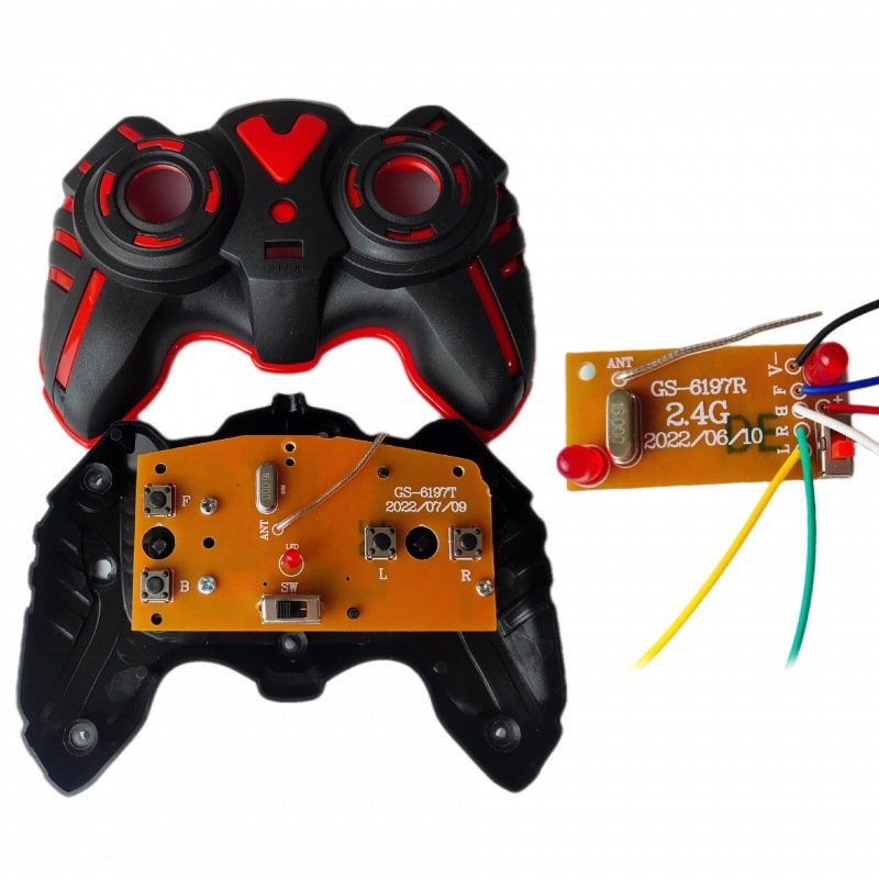Four-way module transmitter board receiver board toy car accessories remote control circuit board