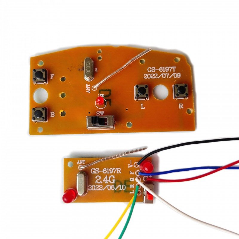 Four-way module transmitter board receiver board toy car accessories remote control circuit board
