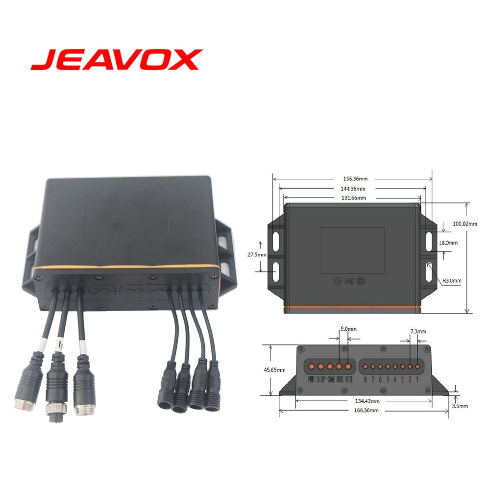 Universal Car Back-up Blind Spot Alarm System Led Reversing Radar with 4 Sensors Car Parking Sensor DC 12-24v,12-24v IP 69K
