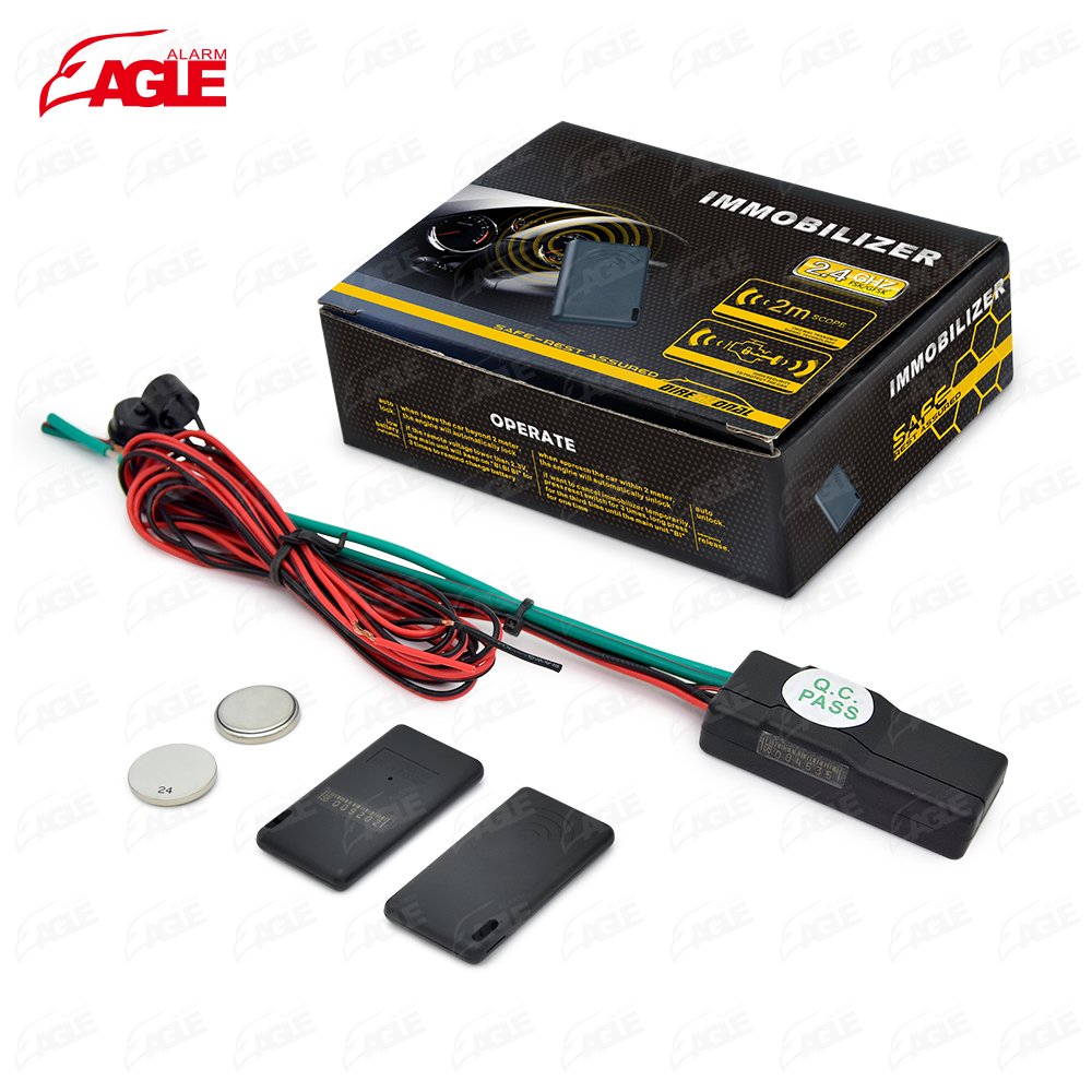 Hot Sell in South America Universal 2.4G Immobilizer System Auto Anti Hi-Jacking Anti Theft Car Immobilizer