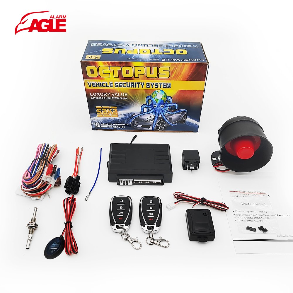 Easy Install Ignition Alarm Car and Keyless Entry Function for Octopus Car Alarm System