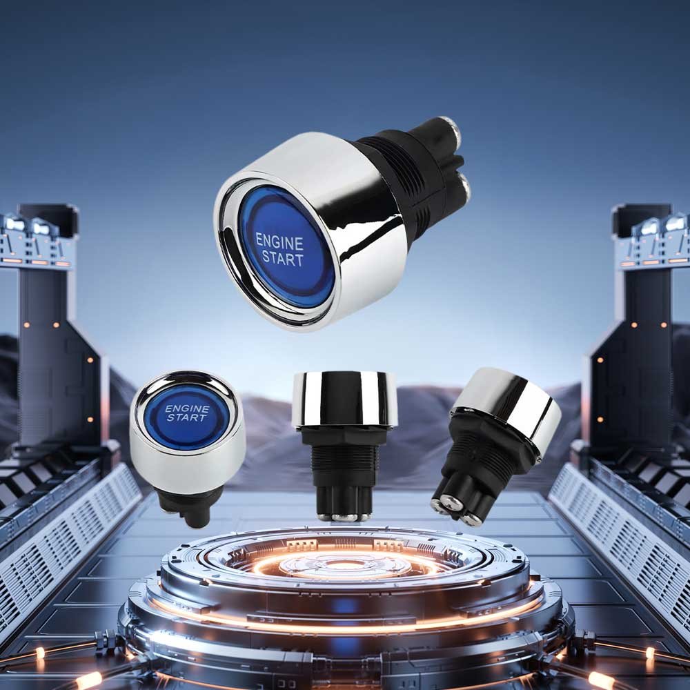 OSWELL Safety Universal Push Button Stop Star Engin Alarm Car Alarm Remote Start