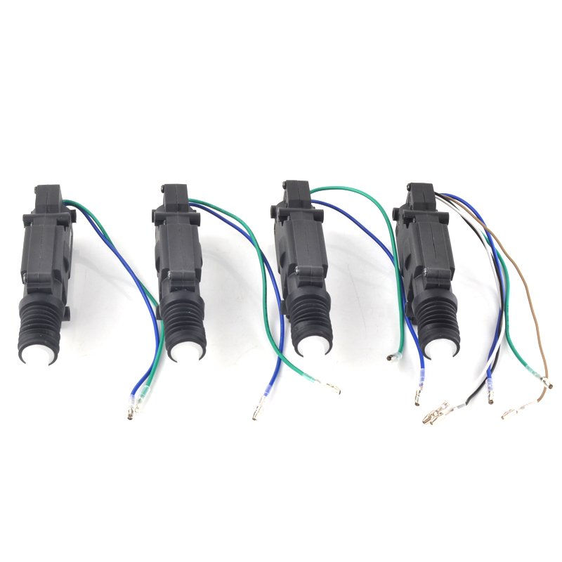 Auto Electric 2/5 Wires Power Motor Car Door Lock Actuator Universal Car Central Locking System