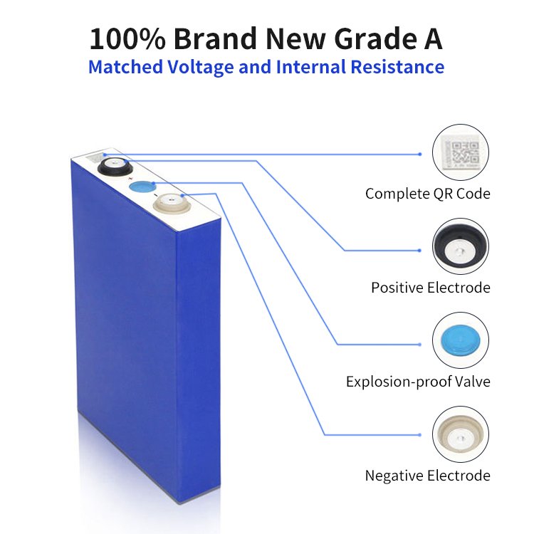 AWT 105ah Lifepo4 Grade a Lithium Battery LF105 Lifepo4 Batteries 3.2v Cells Battery Brand Prismatic 50ah 105ah 200ah