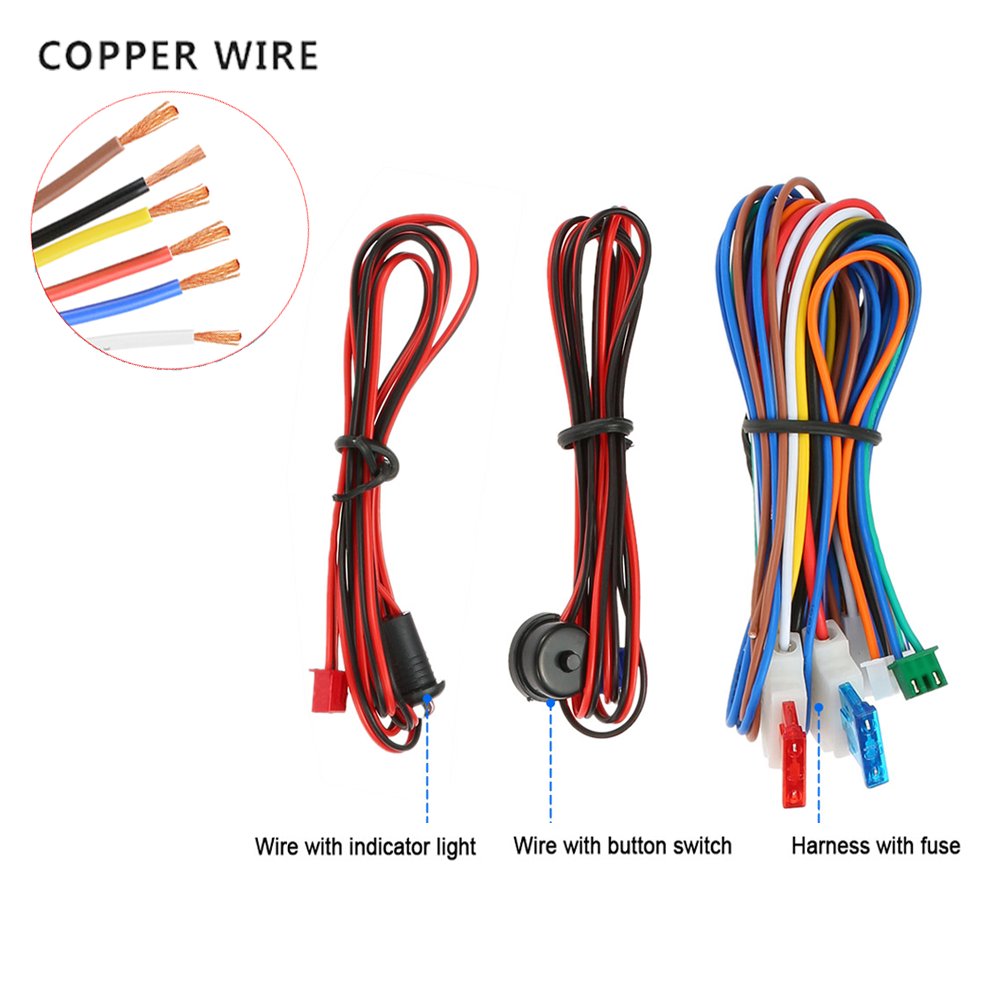 Auto-Rearming Car Alarm With Remote Trunk Release CAR ALARM SYSTEM Hot Sale in South American Market