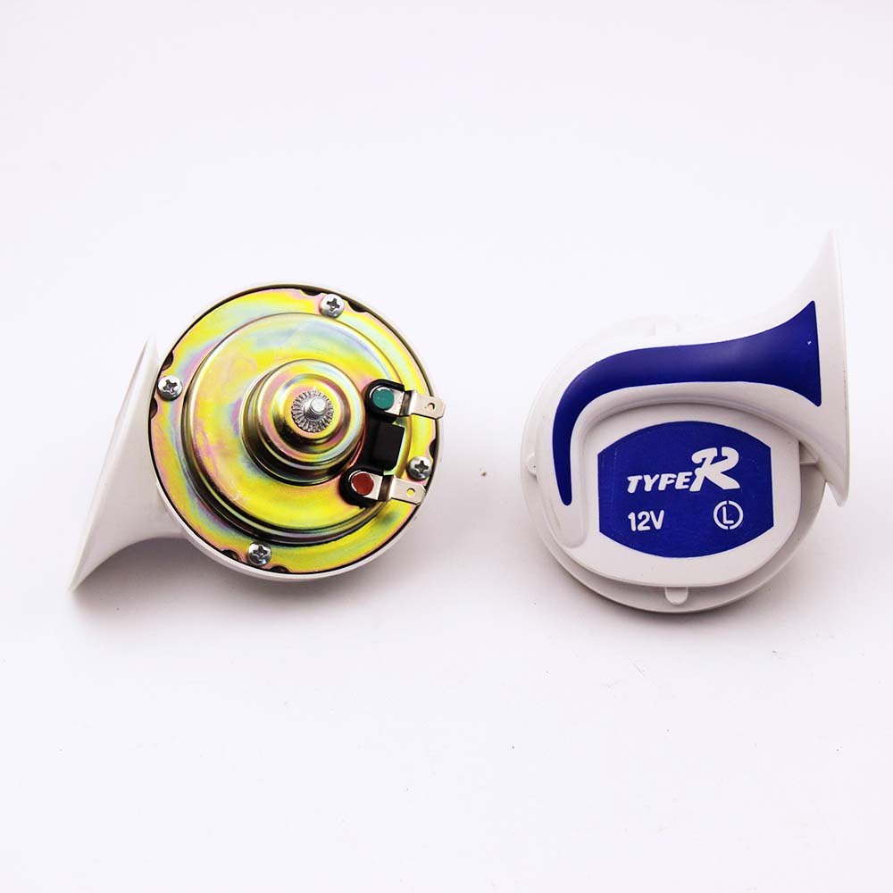 12v Universal Snail Horn Abs Electric Horn Speaker 105db-120db Car Speaker