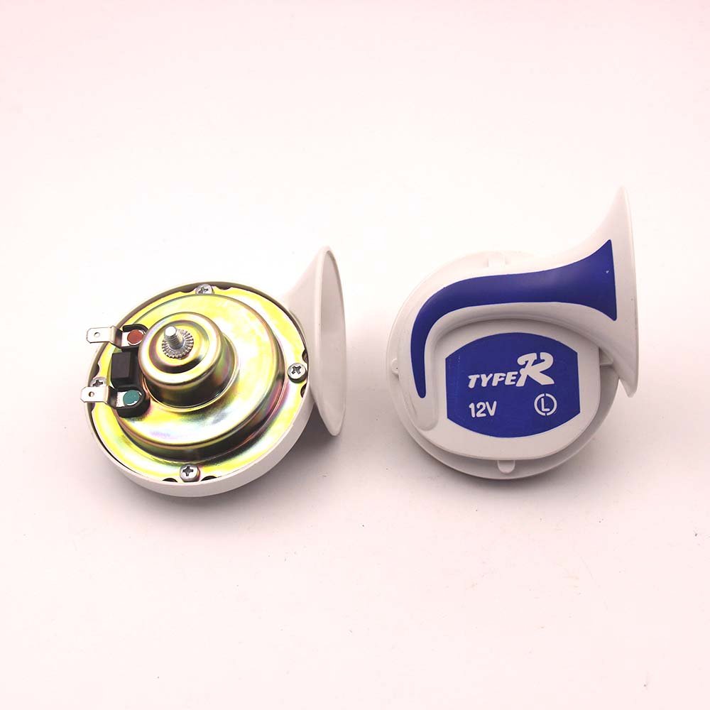 12v Universal Snail Horn Abs Electric Horn Speaker 105db-120db Car Speaker