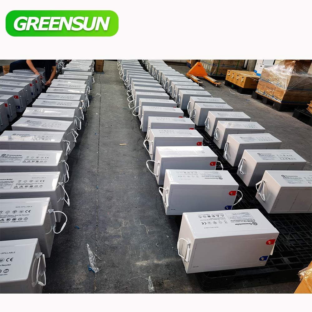 Deep Cycle 12V 100Ah 200Ah 150Ah Solar Gel Battery Solar System Free Maintenance Manufacturer Factory Price with Longer Life