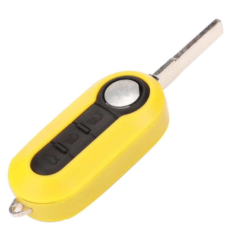 Colorful 3 Buttons Flip Remote Key COMBO Case Shell for FIAT 500 Panda Punto Bravo Car Alarm Keyless Entry Fob Cover