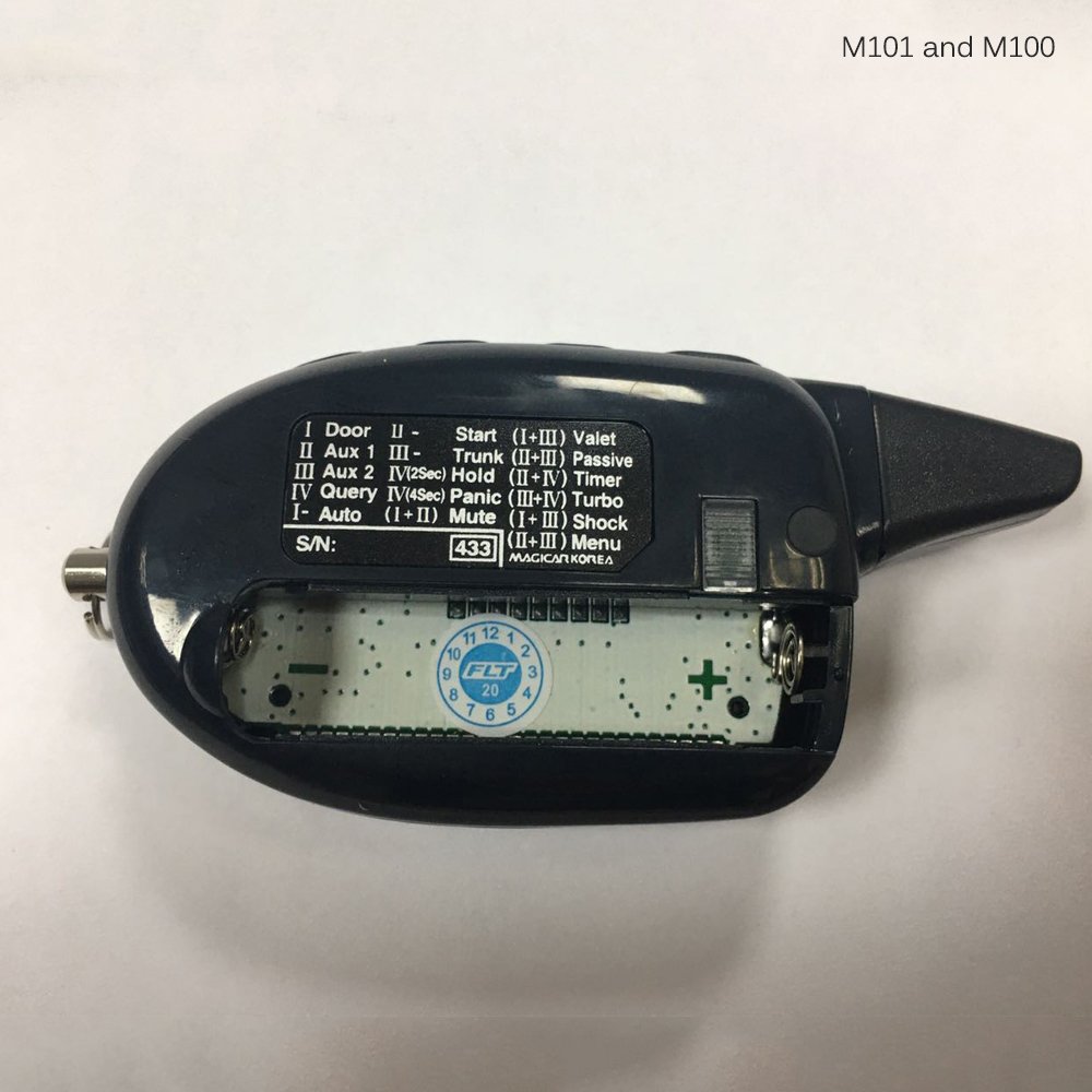 Remote Controller for M7 M100 M101 LCD Two Way Car Alarm System Can Replace for mg Alarm