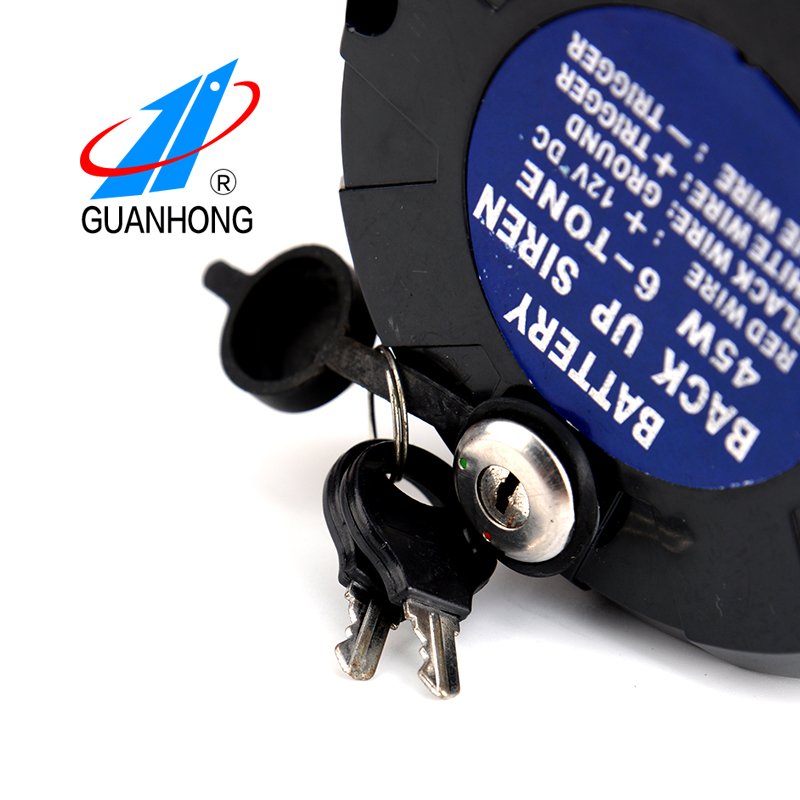 12V Electronic Siren Voice Alarm 120dB Car Alarm Siren 1 or 6 Tone