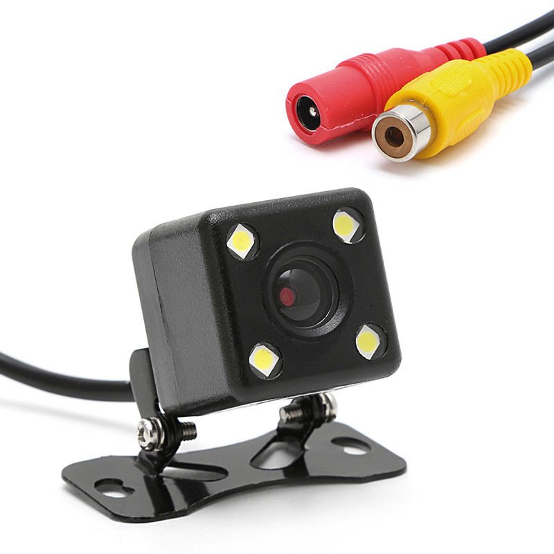JPC-02 Universal Car View Camera Square 4 LED Rear Camera