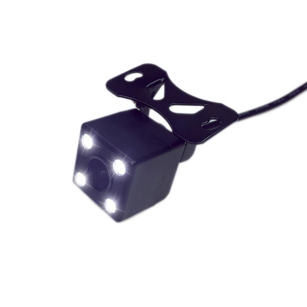 JPC-02 Universal Car View Camera Square 4 LED Rear Camera