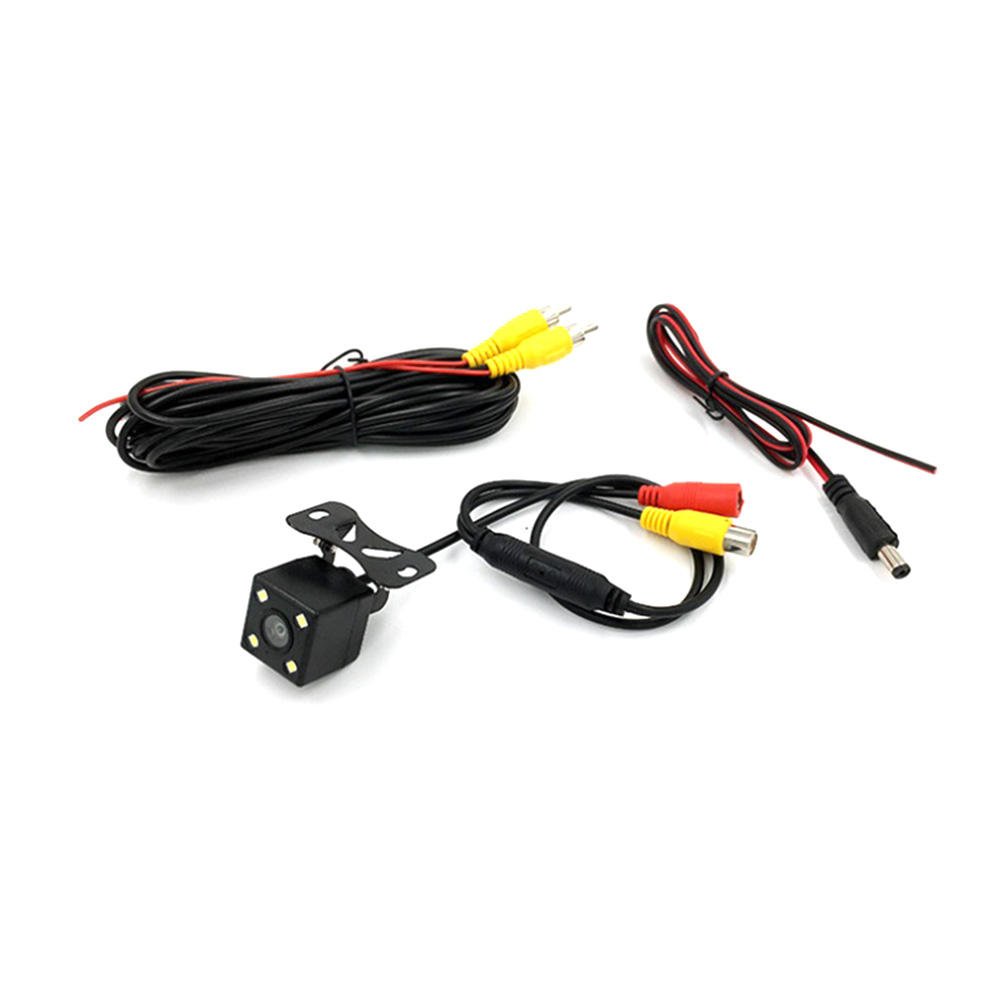JPC-02 Universal Car View Camera Square 4 LED Rear Camera