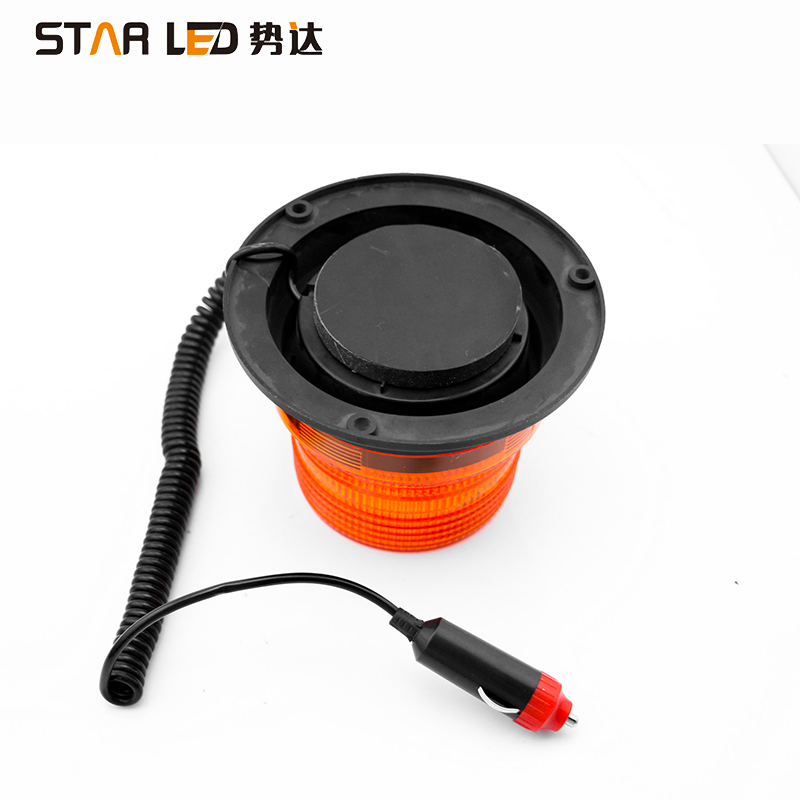 12v Revolving Beacons Forklift Rotating Light Amber Led Magnetic Alarm Strobe Beacon Light