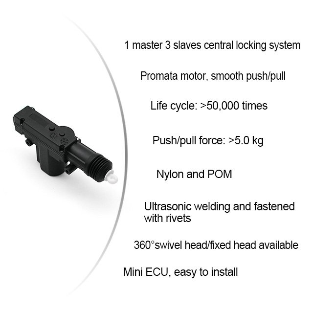 Universal Car Central Locking System 4 Doors Keyless Entry & Remote Control 12V-24V Compatible