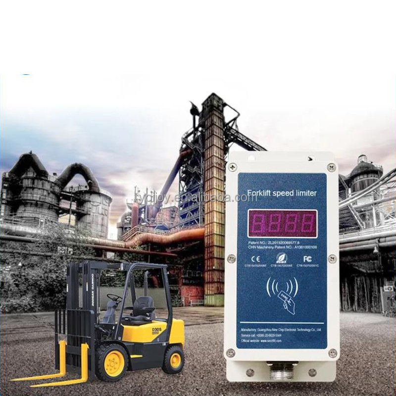 Yoijoys Traffic Zone Warehouse Working Area Forklift Speed Detector Alarm System With Speed Locked Function