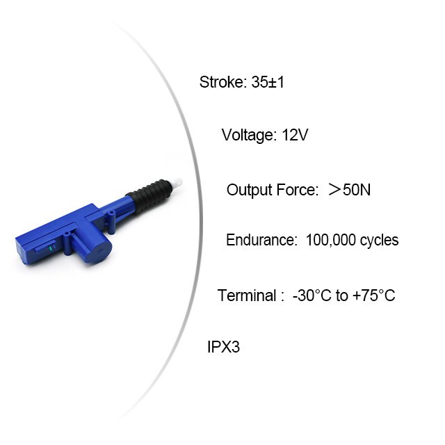 Hot Sale Universal 100,000-Cycle Central Door Lock Actuator 12V/24V Car Locking System