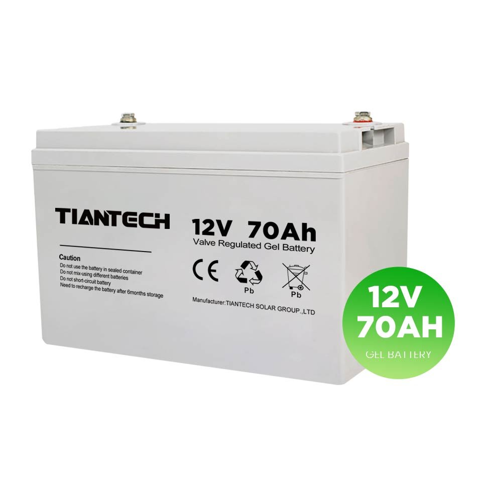 Energy Storage Battery Solar Lead Acid Batteries 12V 70AH Gel Battery with 8 Years Warranty