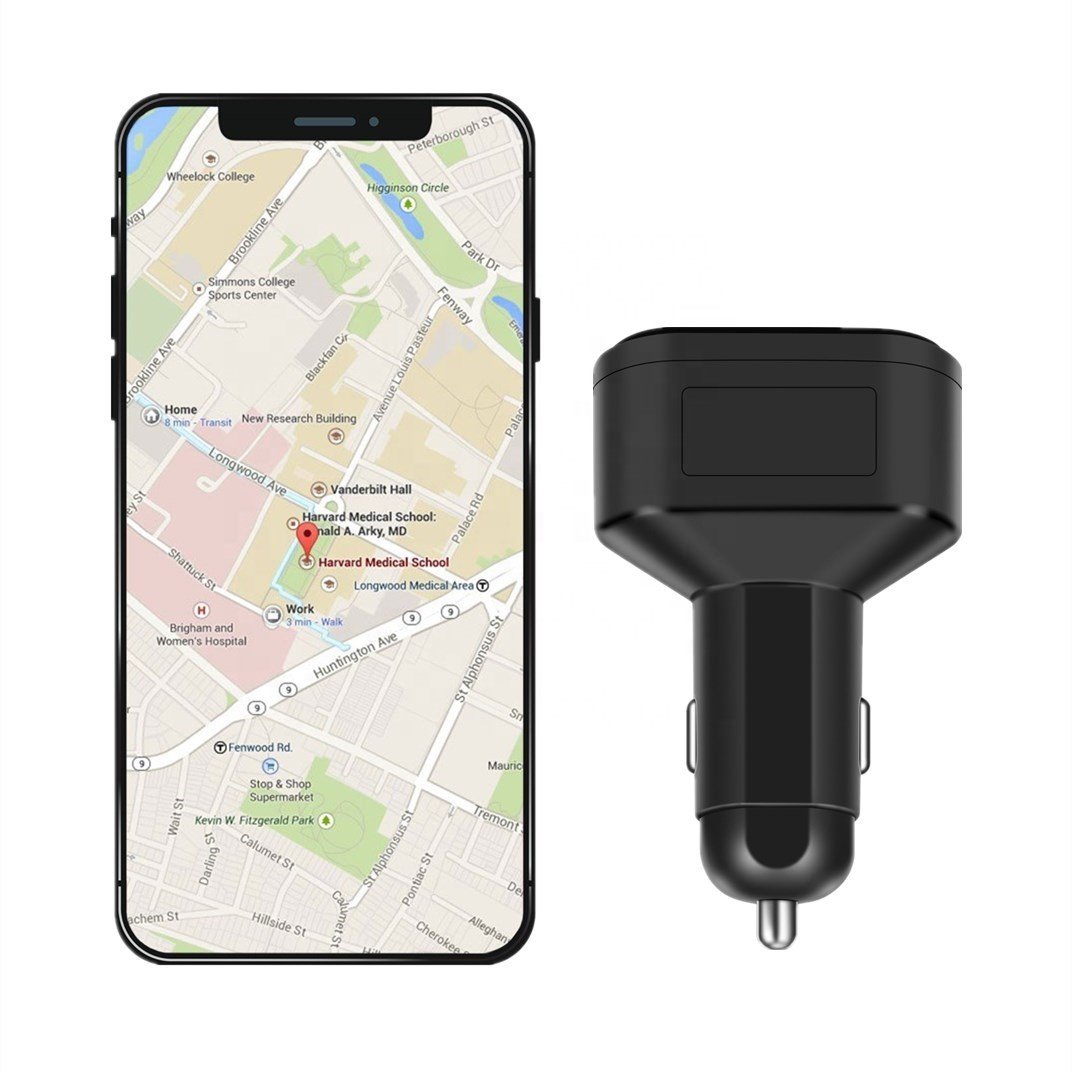 4G Car Fast Charge Tracking Device Cigarette Lighter Gps Tracker with USB & Type C