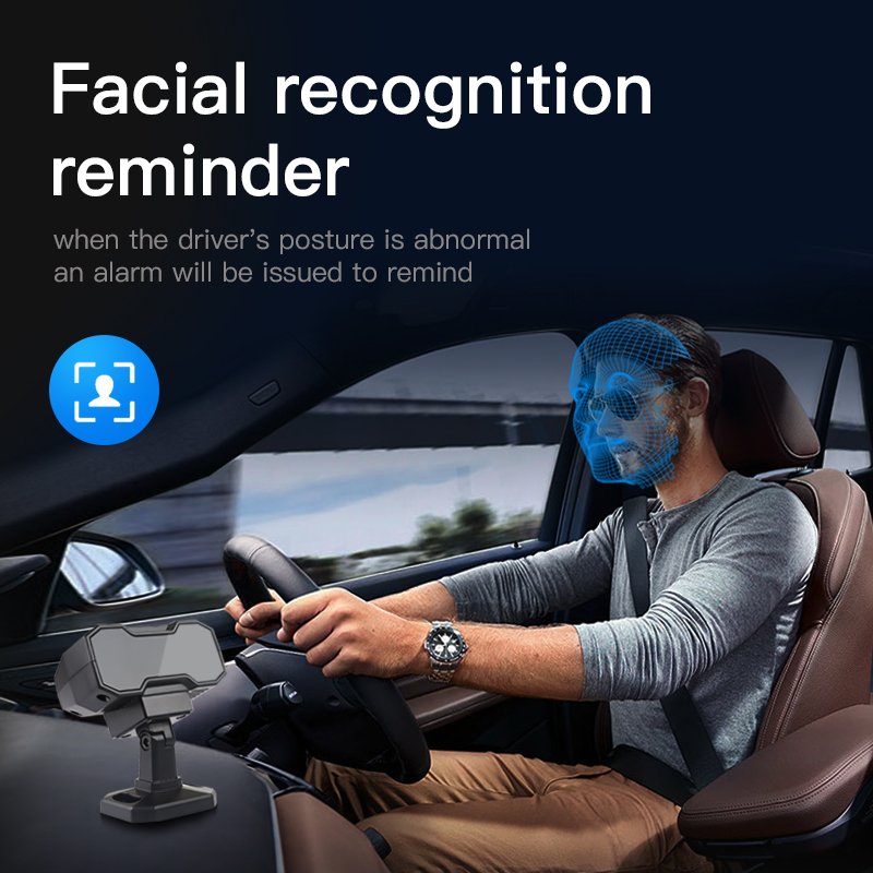 Best Driver Fatigue System to Help Detect and Alarm Driver Fatigue and Distraction DSM DMS Rear View Car Auto Rear Camera
