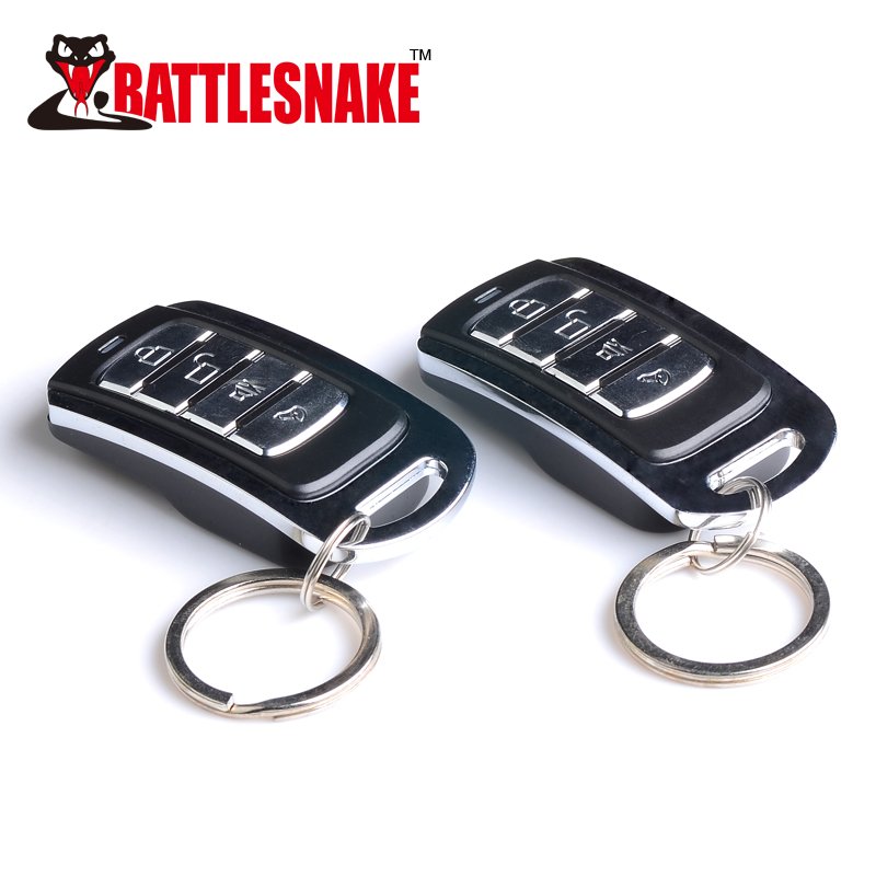Universal DC12V Remote Control Car Alarm Remote Starter One Way Car Alarm System With Flip Key