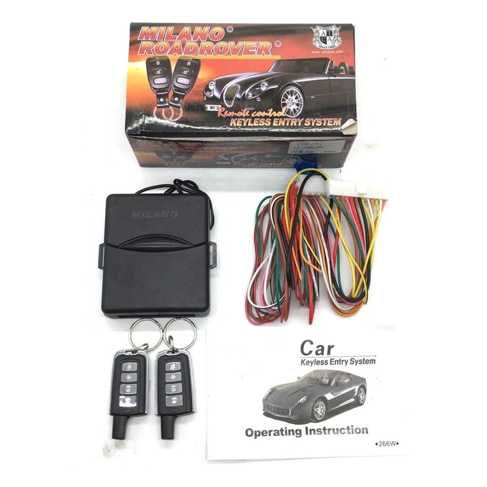 NTO Professional Car Remote Central Lock Kit Locking Keyless Entry System Car Alarms With 2 Remote Controllers