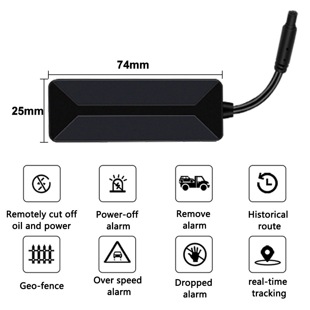 Smart Locator Power off and Oil off Mini Vehicle GPS Tracking Device Software and Application IPX6 Waterproof Car tracker