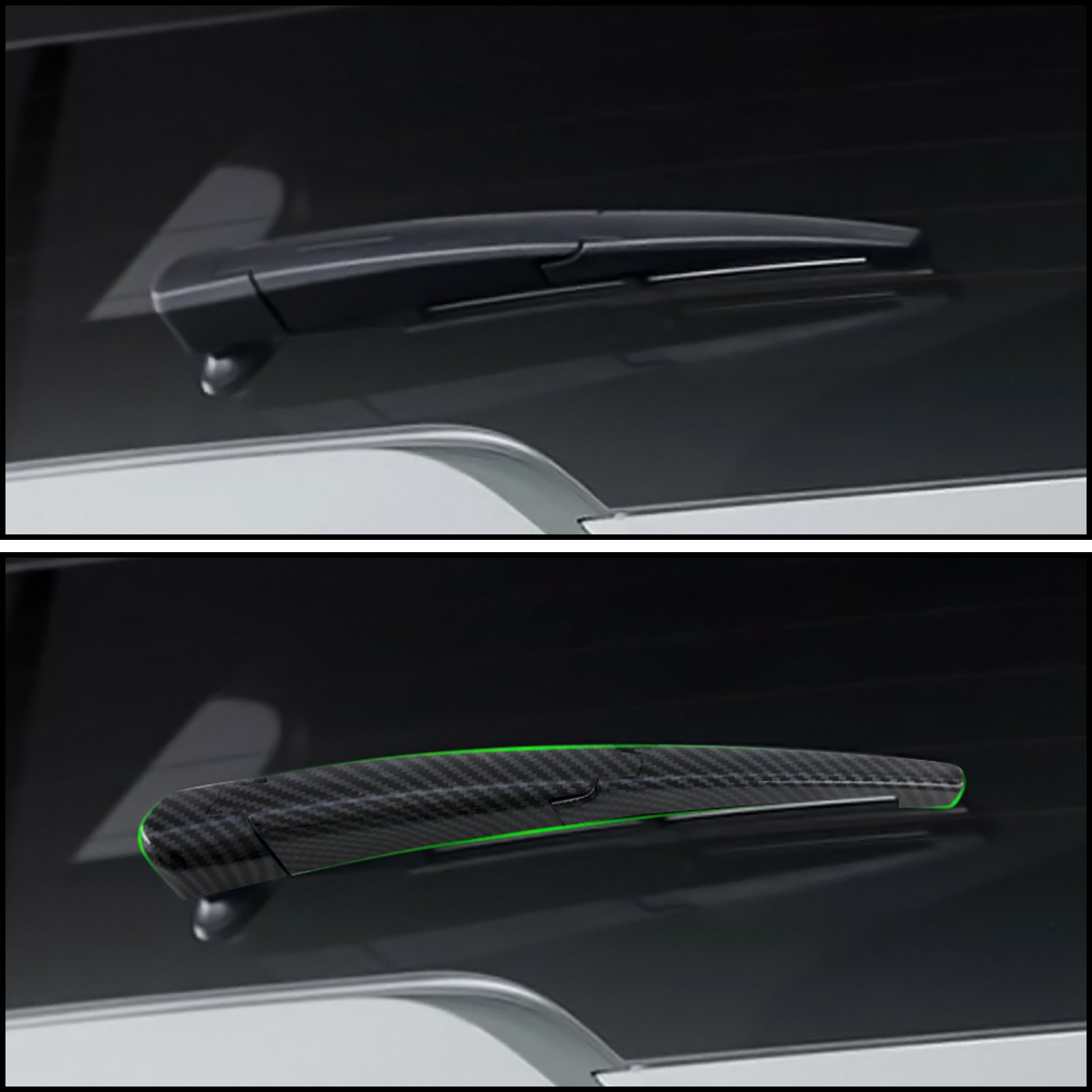 ABS Car Exterior Decoration Rear Windshield Wiper Cover Tirm Accessories Body Kit for Ssangyong Torres 2022