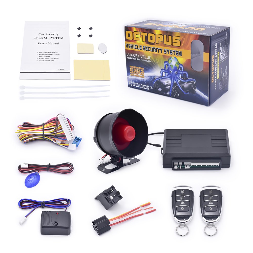 Auto Electronics Car Alarm With Remote Control Anti-hijacking Auto Keyless One Way Car Alarm for Africa