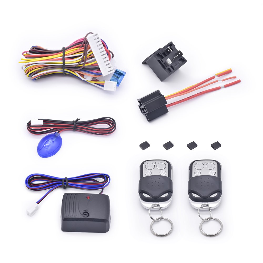 Auto Electronics Car Alarm With Remote Control Anti-hijacking Auto Keyless One Way Car Alarm for Africa