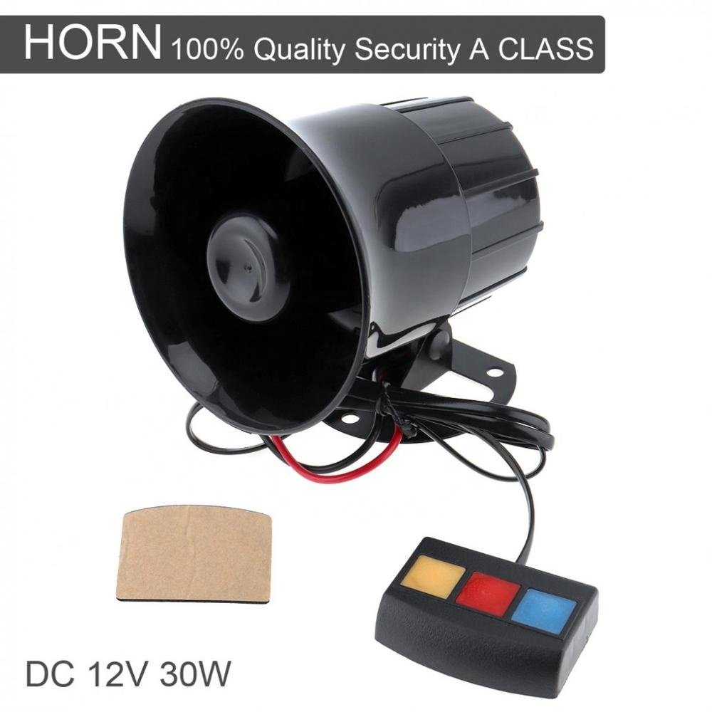 12V High Performance Alarm Back Horn Car Reversehorn Loud Siren Horn Speaker