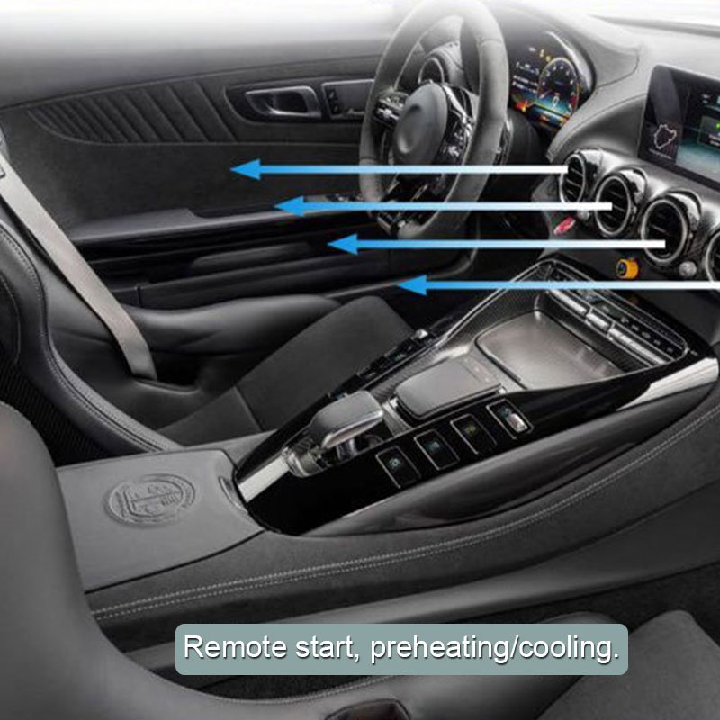 Car Central Locking Door Lock Controller, Car Anti-theft Remote Control Start Preheating and Anti Robbery Device.