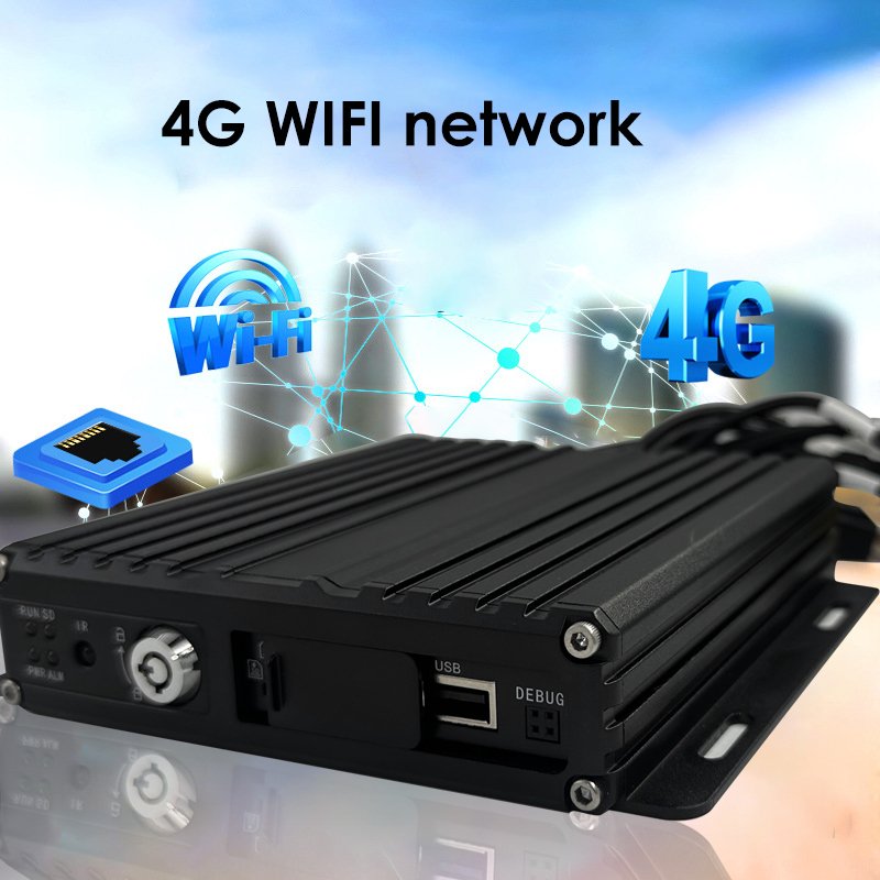 Daovay 4G Gps Wifi Mdvr Adas Forward Collision Warning Driver Fatigue Alarm for Taxi Truck School Bus Mobile Dvr Camera