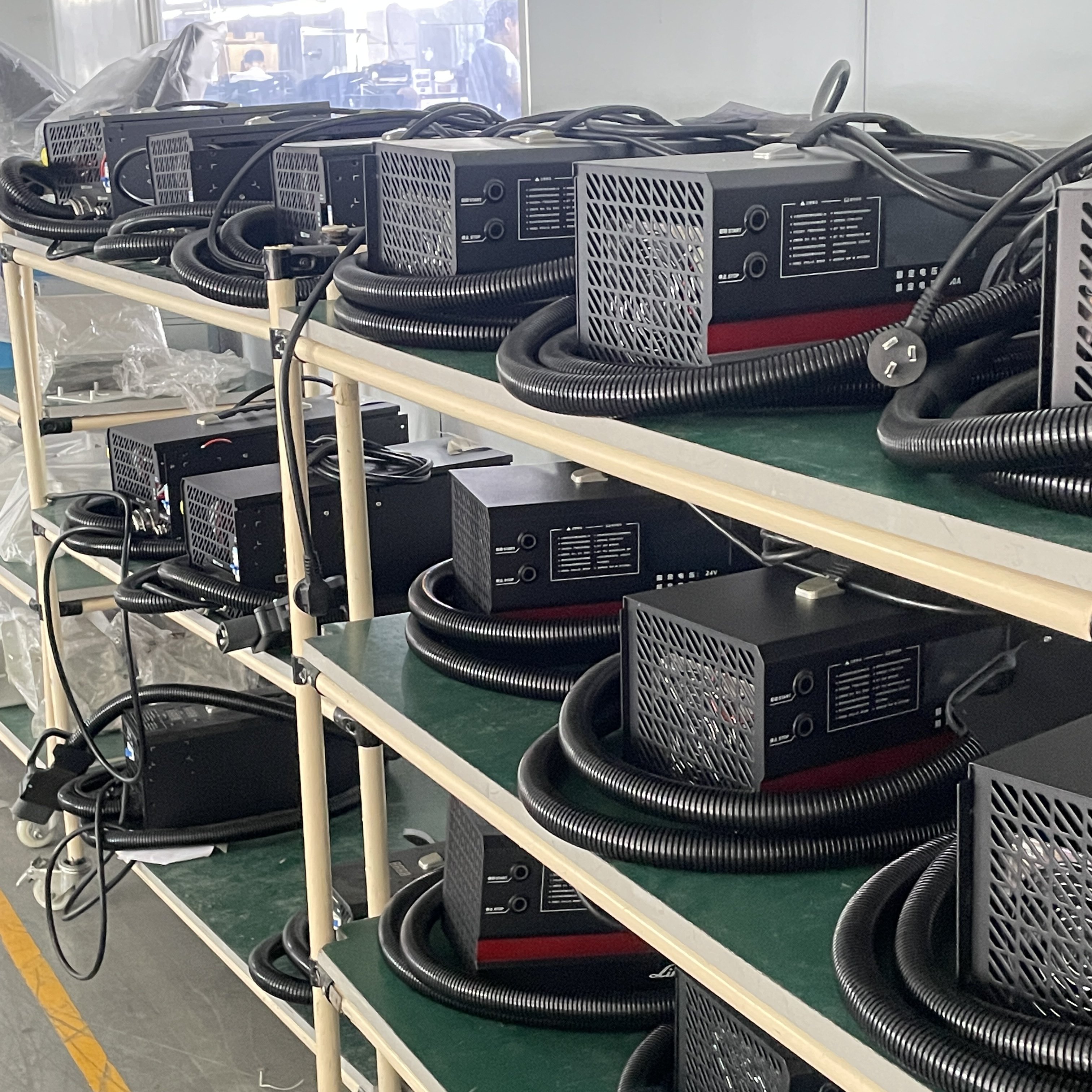 Industrial Forklift Golf Cart Sightseeing Car Lithium Battery Charger High Frequency Intelligent 24V/300A