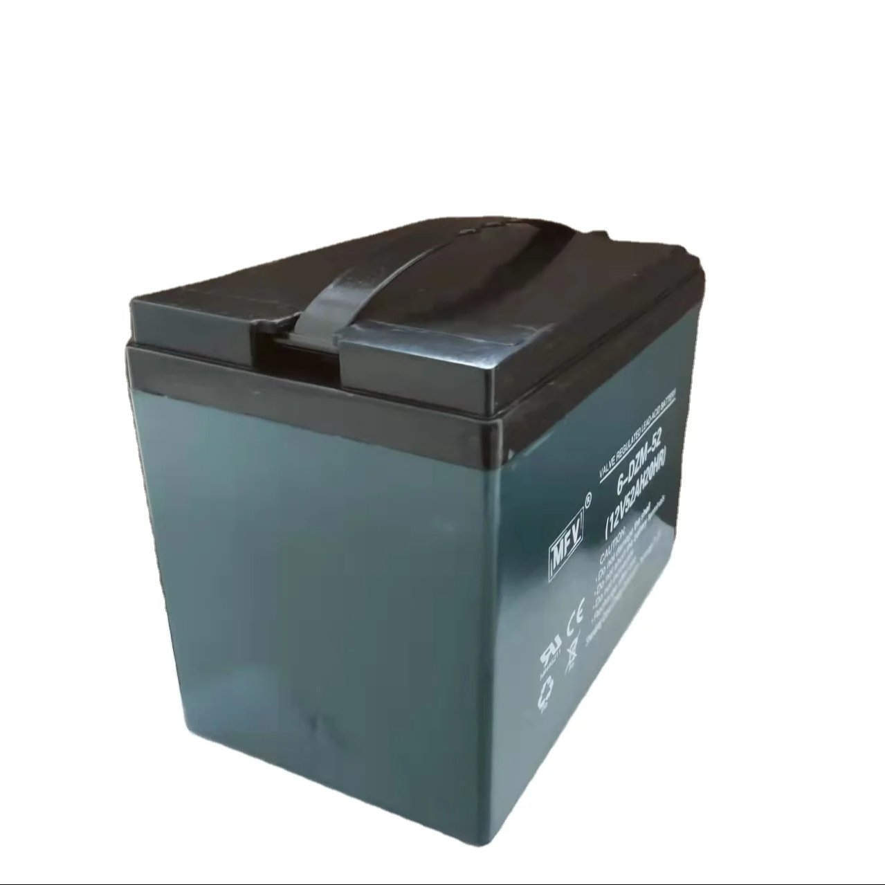 Factory Supply 12V Deep Cycle Lead-Acid Battery 6-DZM-52 for Solar Energy Storage Systems