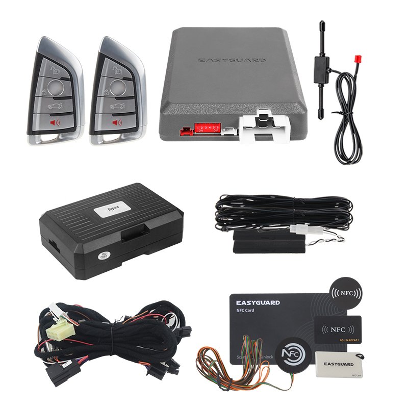 EASYGUARD CAN BUS Remote Starter Kit Fit for BMW E81,E82,E87,E88,E90,E91,E92,E93,E60,E61,E62,E63 E64 E84 E70 E89 Keyless Entry
