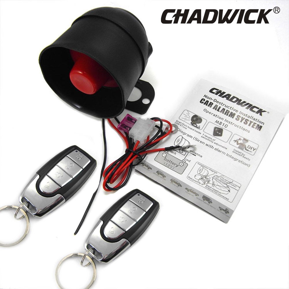 Universal Durable Car Alarm Devices One Way Car Alarm Device Vibration Alarm System M810-8115 Lossless Assembly