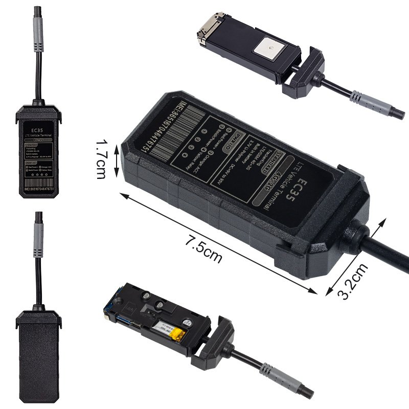 Multifunctional High Waterproof IP67 GPS Tracker Supports Oil Level Sensor Temperature Sensor EC35