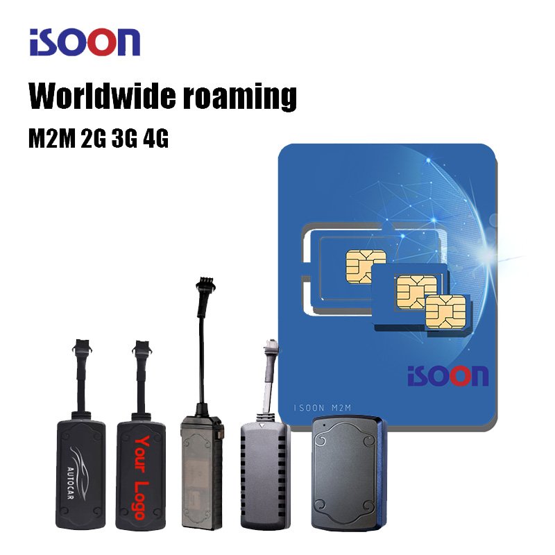 For Gps Tracker International Iot Sim Card Gps Roaming Card for Car Tracking Device Support 2G 3G 4G